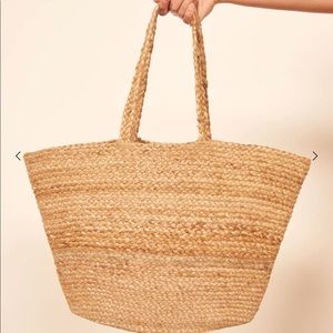 Reformation Straw Tote
